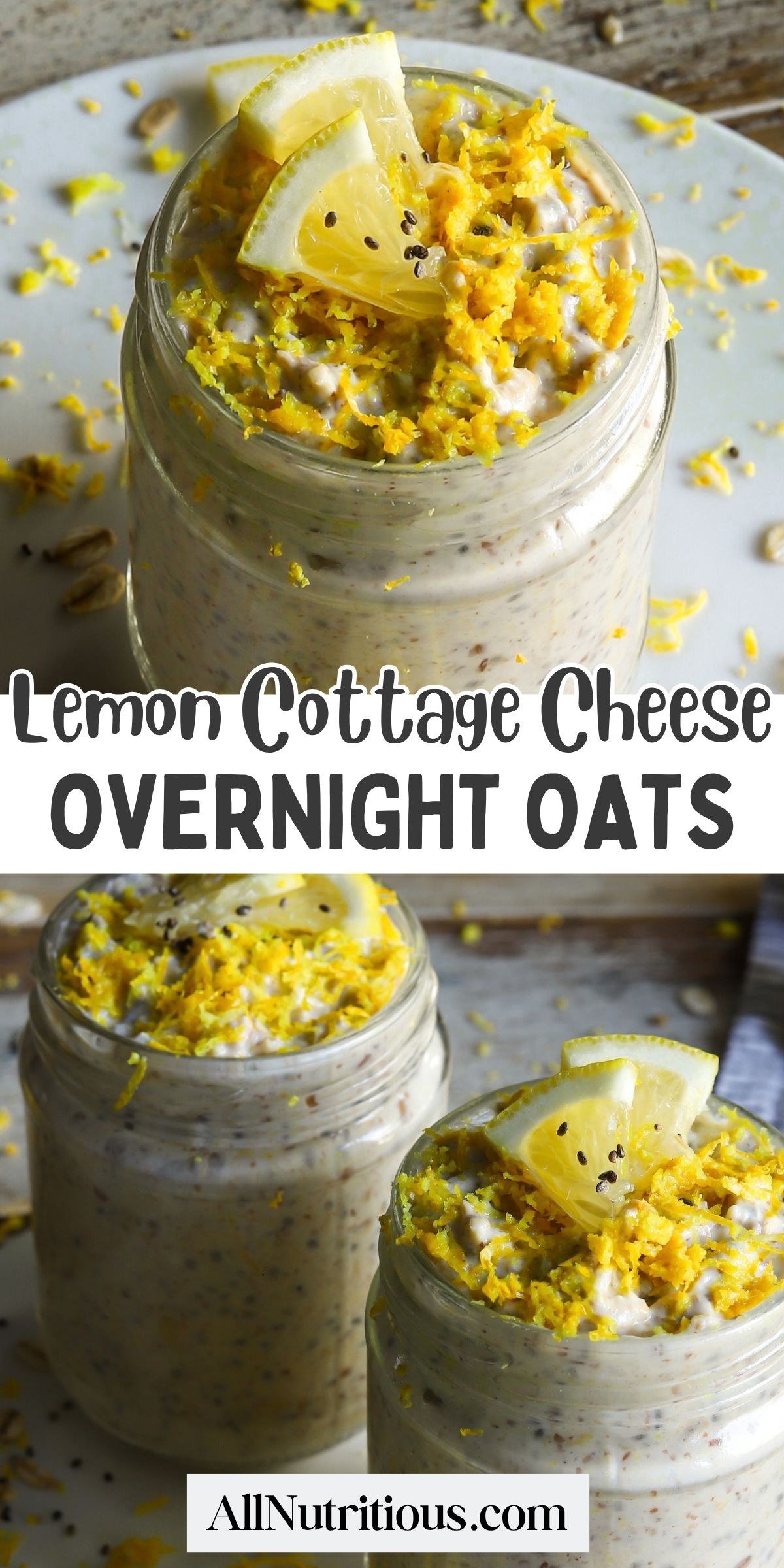 Carrot Cake Cheesecake Overnight Oats