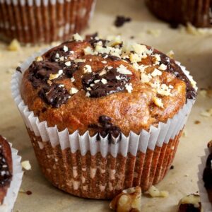 Flourless Banana Bread Muffins